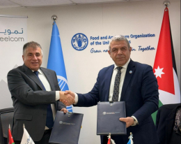 FAO Jordan, Tamweelcom sign MoU to empower rural communities, enhance agrifood systems